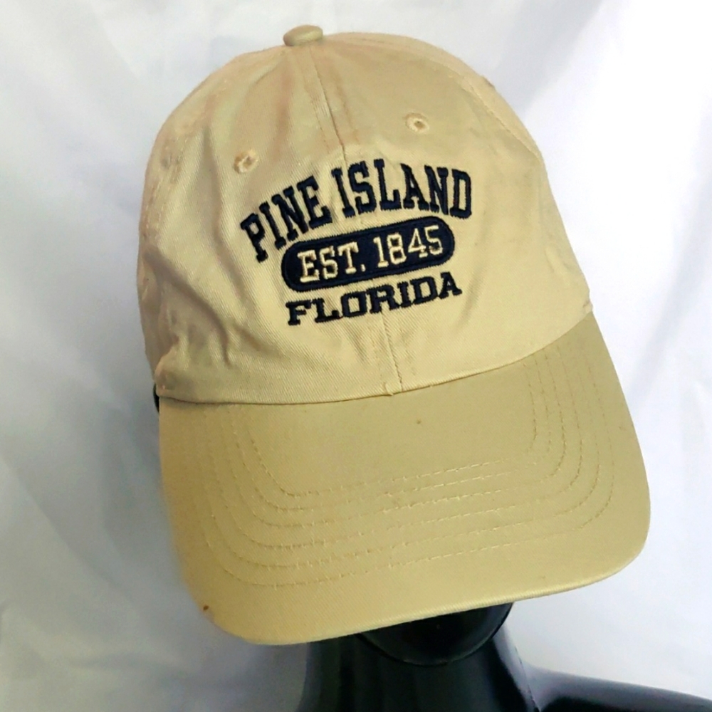 Pine Island Florida cap with adjustable back